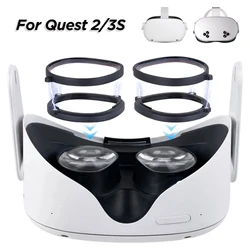 For Oculus Quest 2/Meta Quest 3S Myopia Lens Magnetic Eyeglass Anti Blue Glasses Frame Quick Replacement VR Prescription Lenses