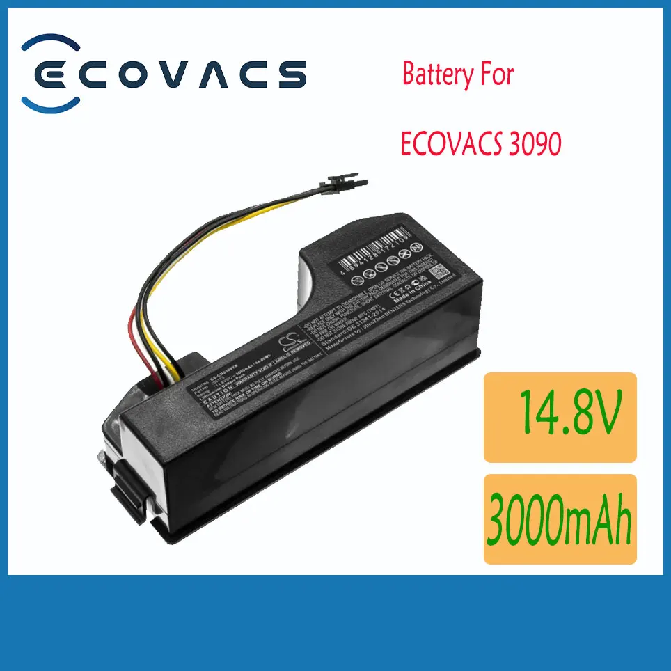 

Ecovacs 3000Mah Vacuüm Batterij 05173 Voor ECOVACS 3090