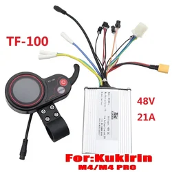 Kugoo Kukirin M4/M4 Pro 48V 21A  Controller with TF-100 6-pin Meter Throttle LCD  for Kugoo  M4 Pro Electric Scooter Spare Part