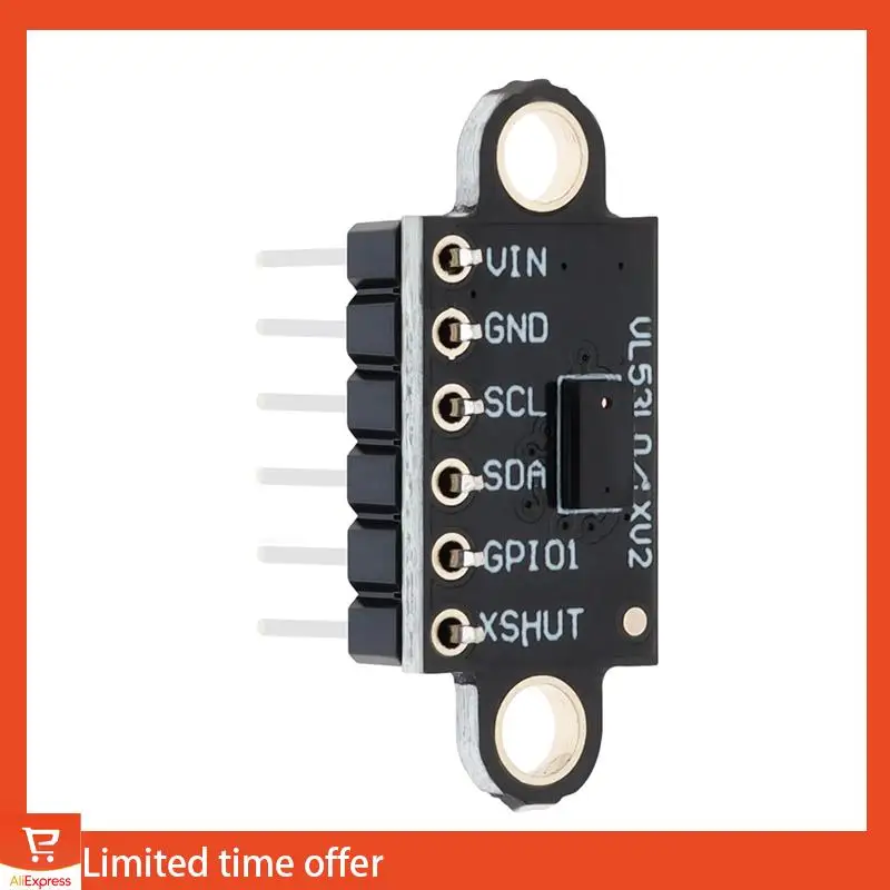 Segar 4 Buah VL53L0X Waktu Penerbangan (Dari) 940Nm Sensor Jarak Laser Breakout GY-VL53L0XV2 Modul Pengukuran Jarak