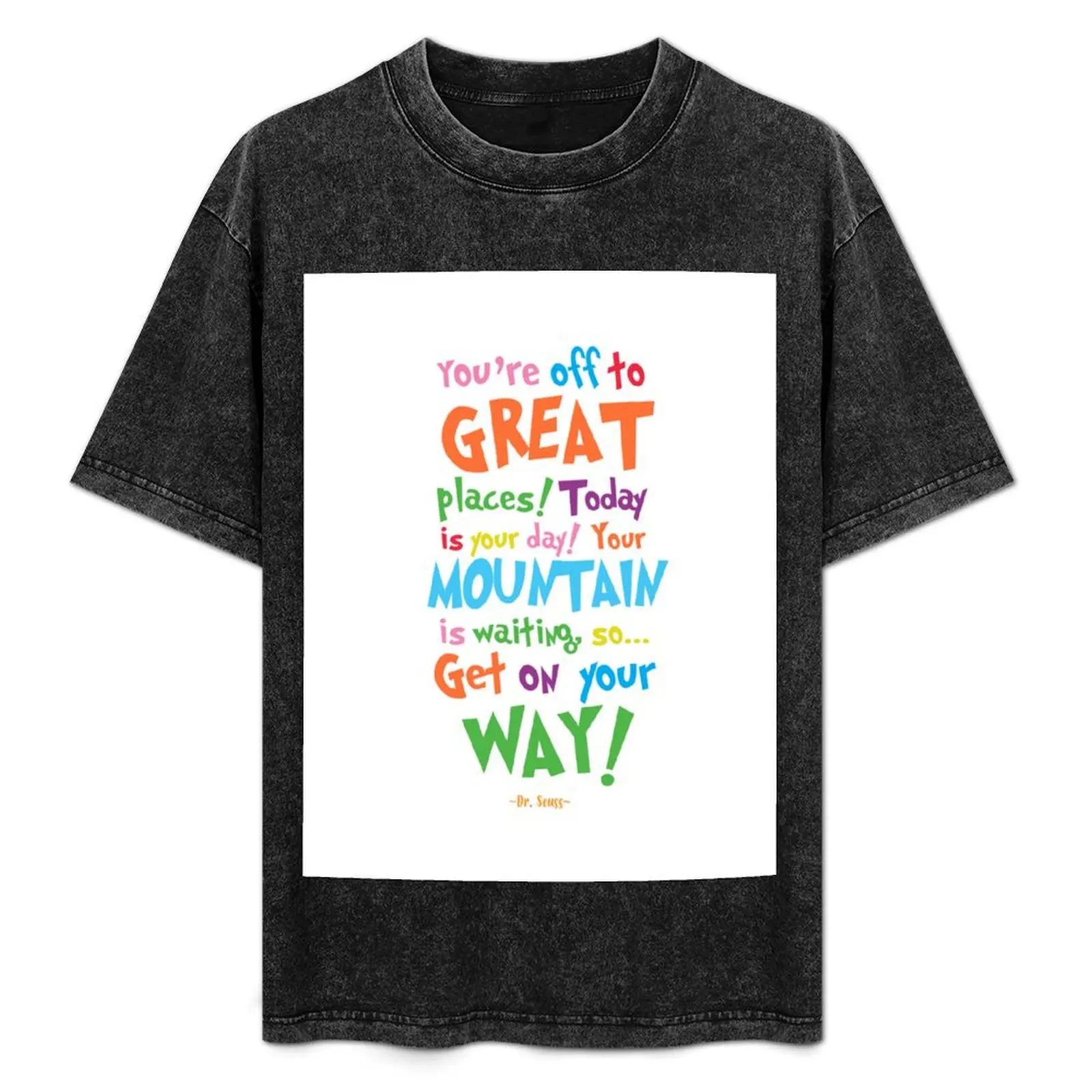 

You're Off to Great Places T-Shirt Summer Holiday Casual Tee