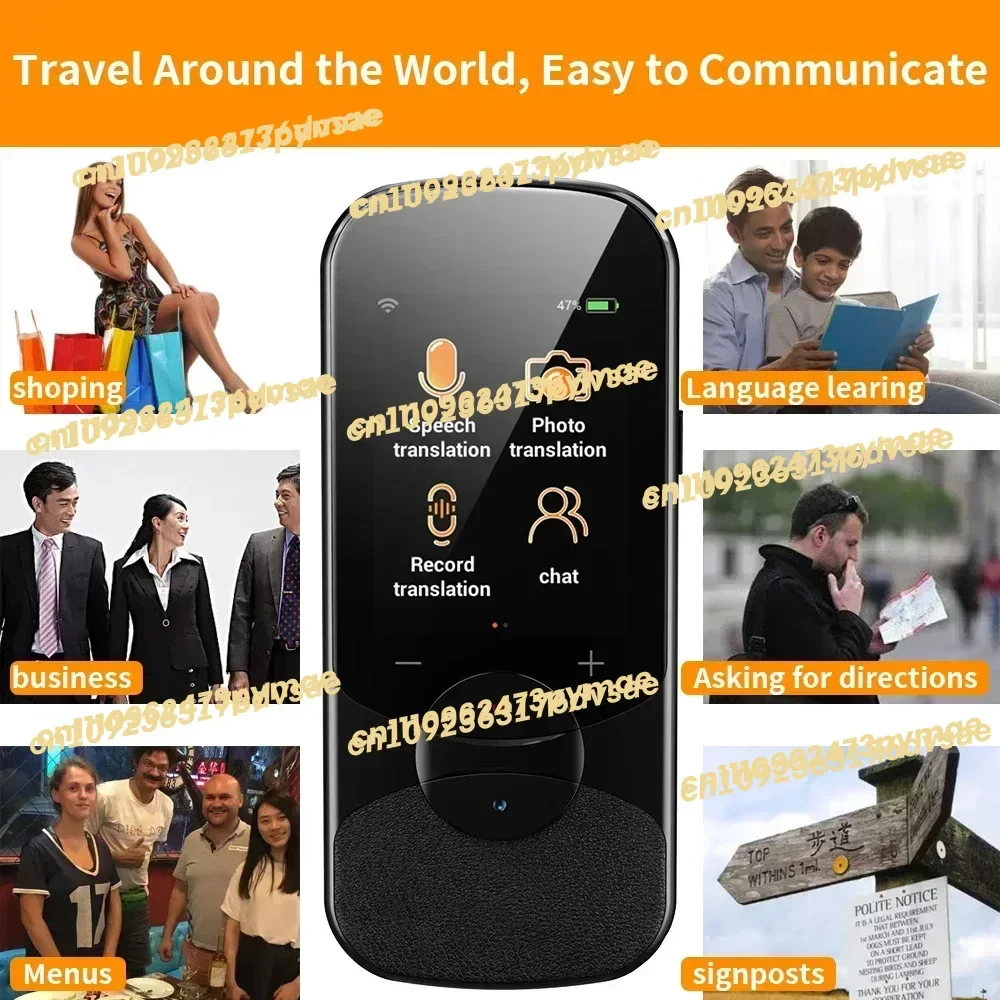 

T11 Mobile Translator 106 Language Online Offline Chinese to English Voice Translator Travel Real-time Smart Translator Devi