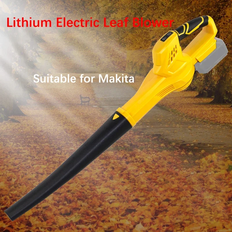 Lithium Electric Leaf Blower High-power Industrial Blower Courtyard Snow Leaf Cleaner for Makita 18V 21V Lithiun Battery BL1830