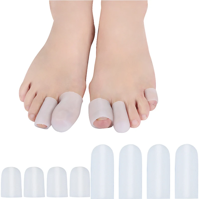 

Toe Cap Silicone Toe Protector Guards for Feet Protect Toe Provide Relief Corn Callus Blisters Hammer Toes Ingrown Toenails Loss