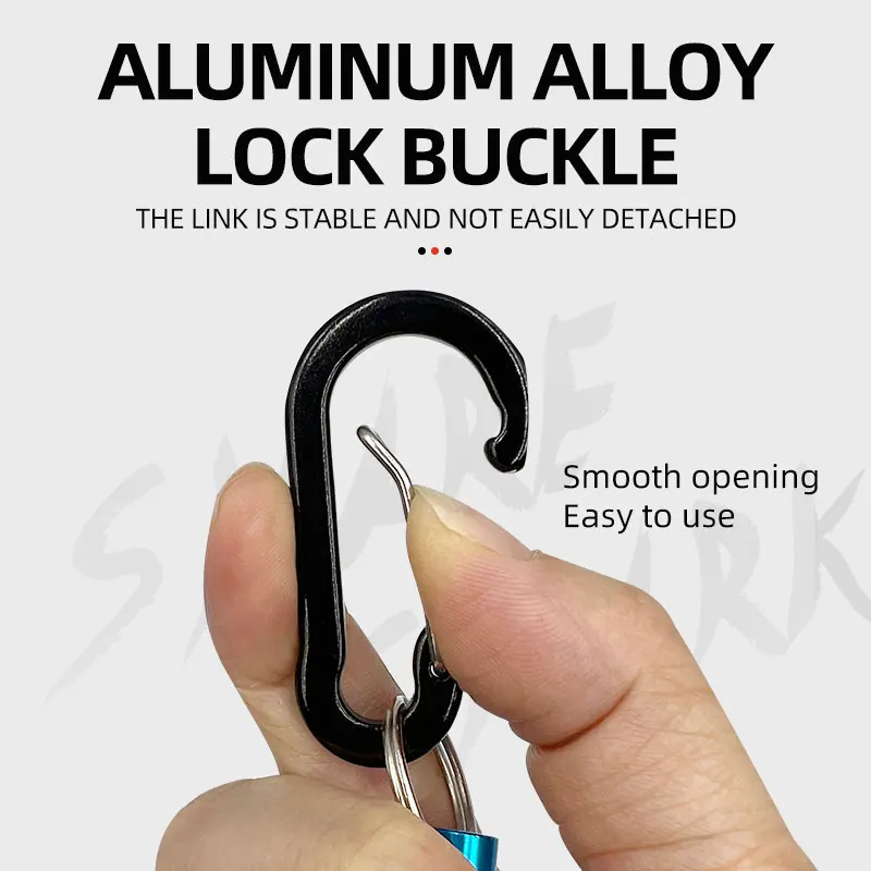 Retractor Magnético para Red de Pesca – Llavero con Clip Metálico - imagen 5