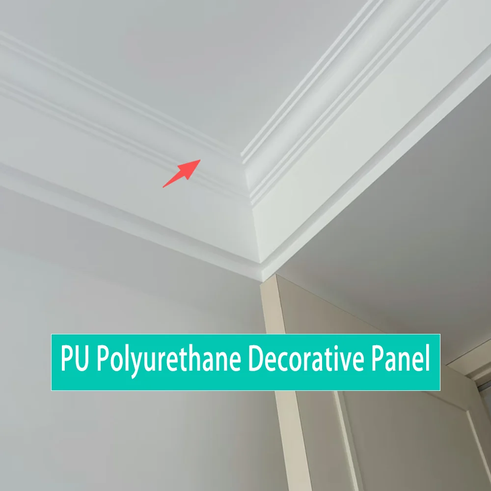 18 pieces of ceiling decorative lines, wall corner lines, imitation gypsum decorative decorative edge lines