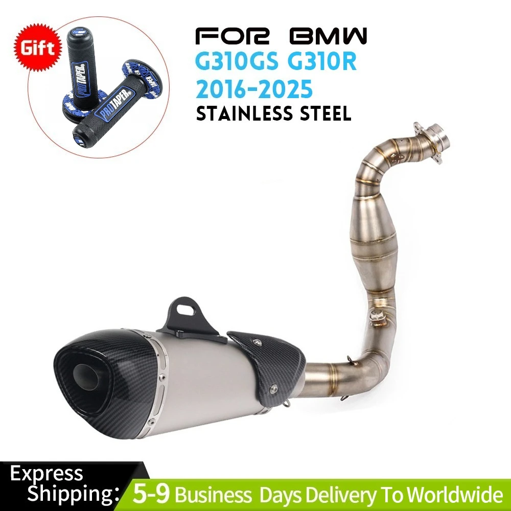 

For BMW G310GS G310R 2016-2025 Exhaust Header Pipe Slip On Muffler Full System Exhaust Systems Exhausts Pipes