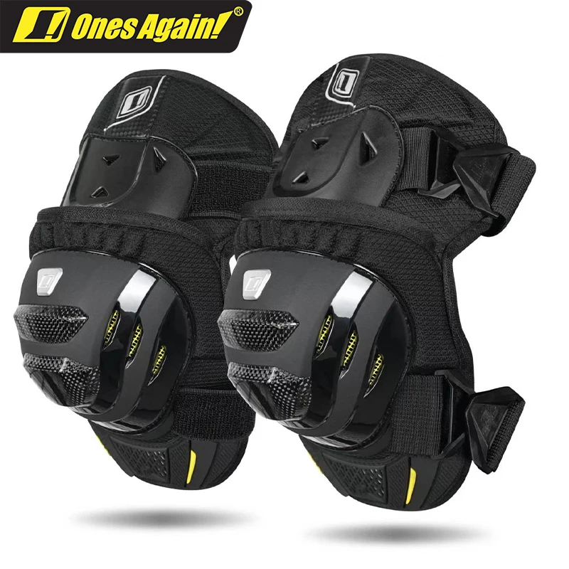 

Summer Breathable Knee Guards Motorcycle Knee Protector Carbon Fiber TPU PP Short Style Anti-fall Equipment Accesorios Motocross