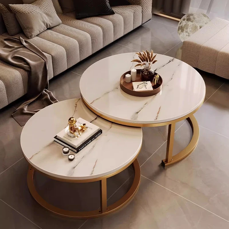 Modern Unique Coffee Table Luxury Round Luxury Home Coffee Table Nordic Kitchen Table Basse Pour Salon Furniture Decoration