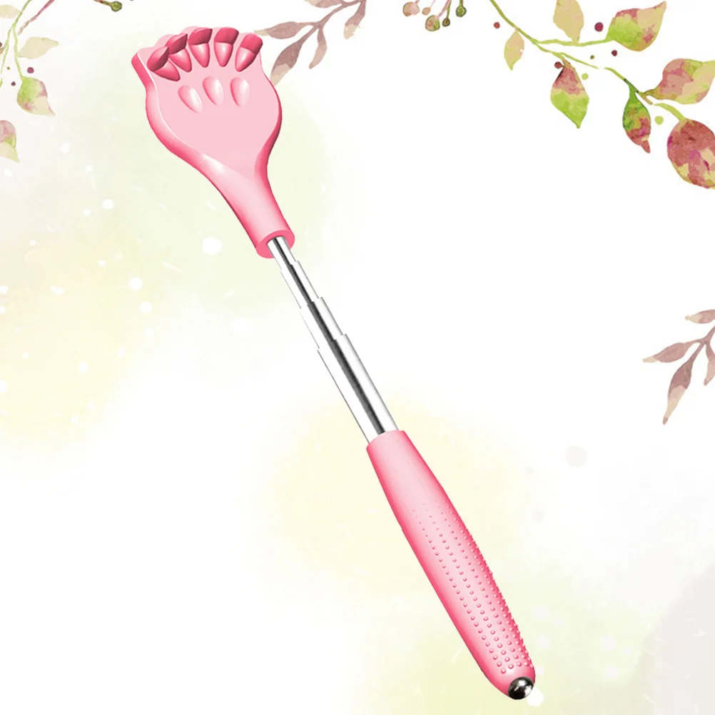 1Pc Back Scratch Itching Relieve Tool Back Scratcher for People Who Need Longer Hands (Pink) back itchy