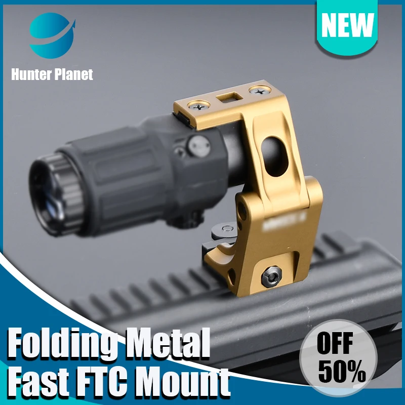 

Tactical Airsoft UN Fast FTC Mount Metal CNC G33 558 6X-Mag-1 G43 Magnifie Mounts Folding Base Hunting Weapon Accessories