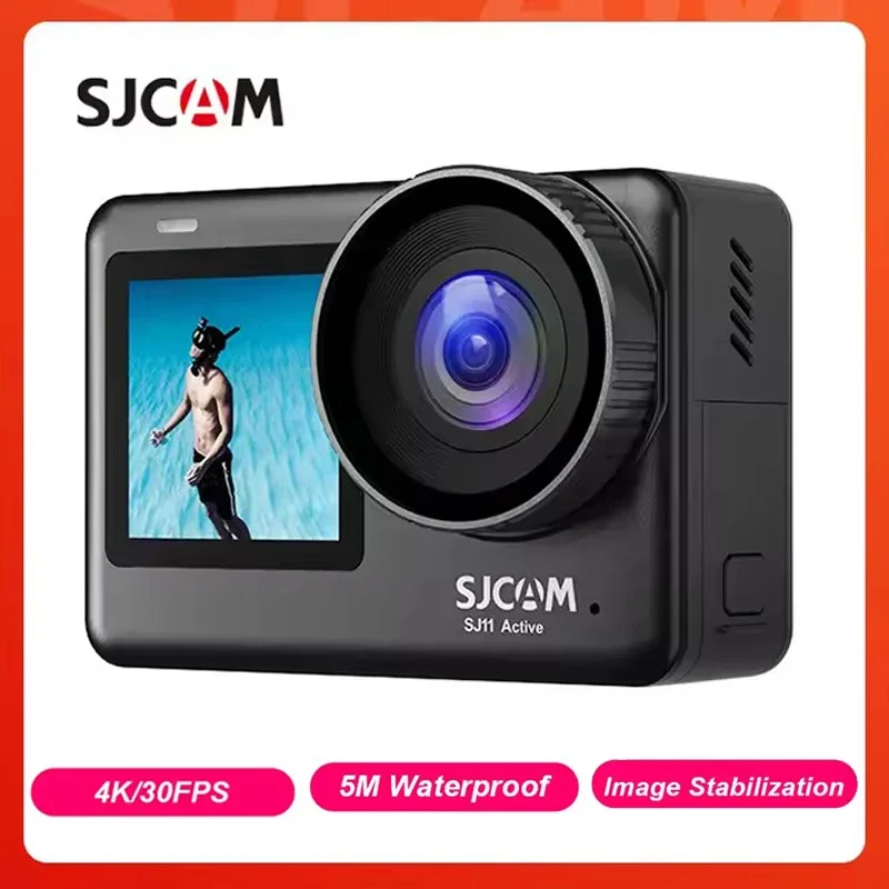 

SJ11 Active Action Camera 4K 2.33" Touch Screen Waterproof 5G WiFi Active HDR Video Action Cam Camera Sport Flagship
