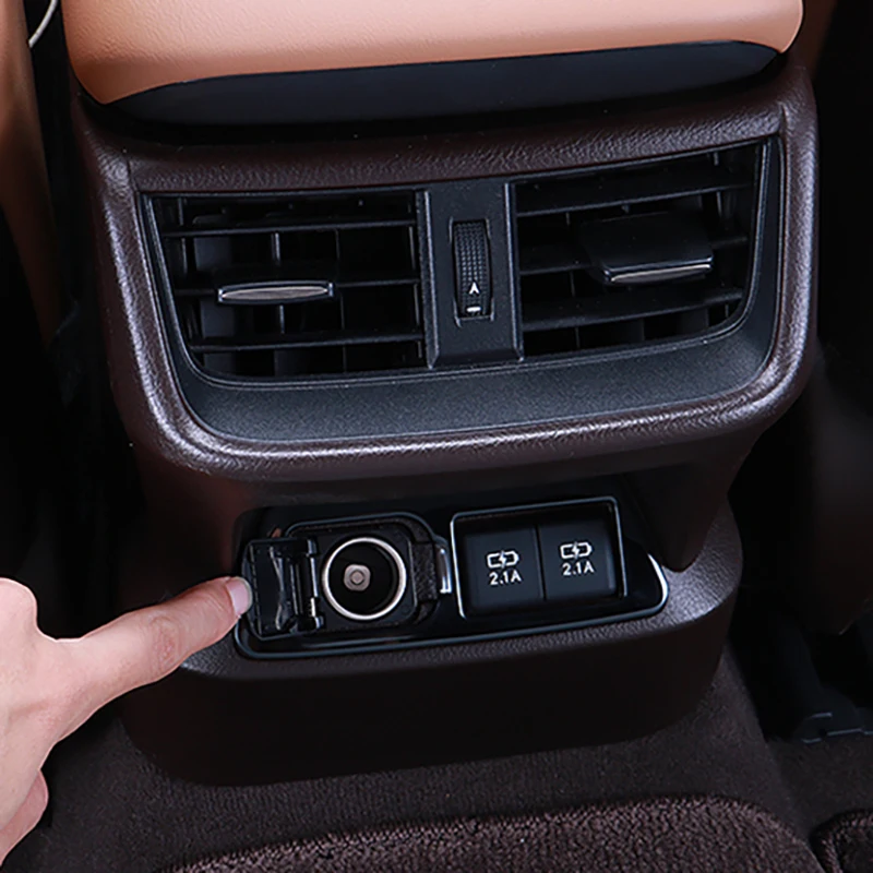 3 Pcs Car Rear Seat Air Outlet Protection Decoration Cover Sticker Interior Accessories For Lexus ES 200 250 300H 350 2018-2025 - view 4