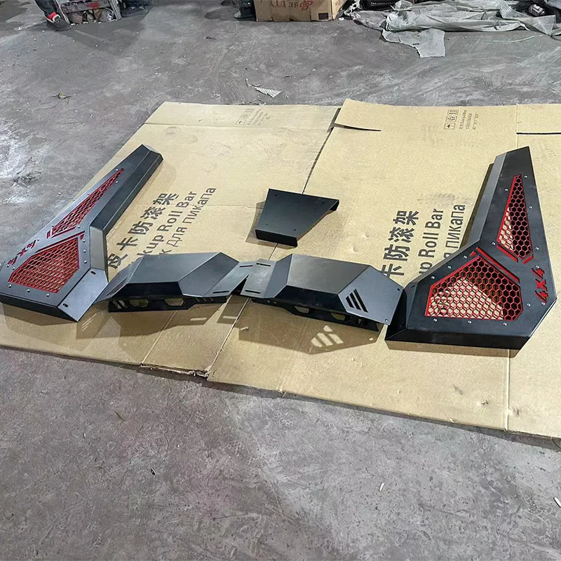 Custom Fit Roll Bar for Hilux Revo Vigo & BYD Shark Pickup - Dual-Side Mesh Anti-Roll Bar Guard