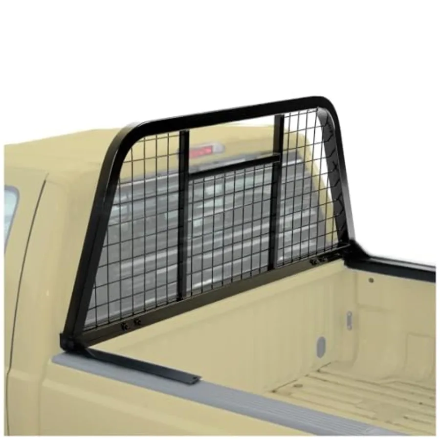 رف الصداع لشاحنة الالتقاط العالمية قابل للتعديل 64.37 إلى 78.12 حماية نافذة الكابينة نافذة خلفية آمنة رف نصف خلفي متوافق #6