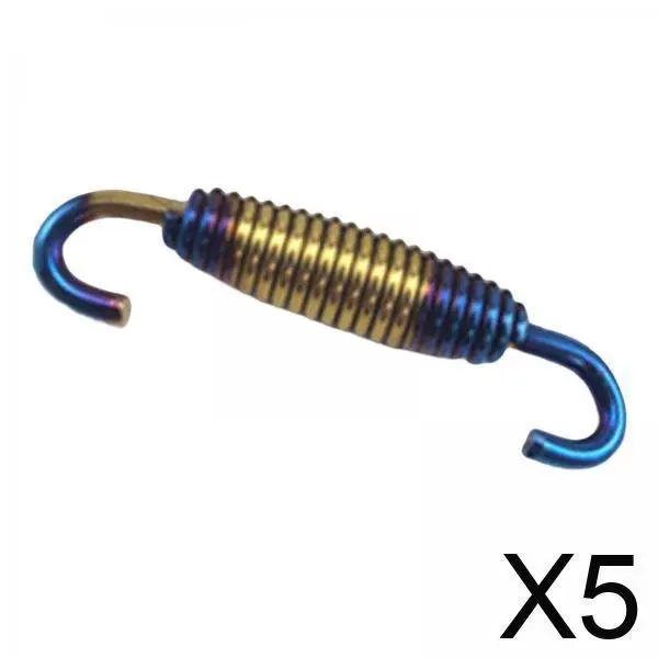 

Прочный глушитель из нержавеющей стали 304, пружина выхлопной трубы, универсальный, подходит для предотвращения утечек выхлопной системы мотоцикла