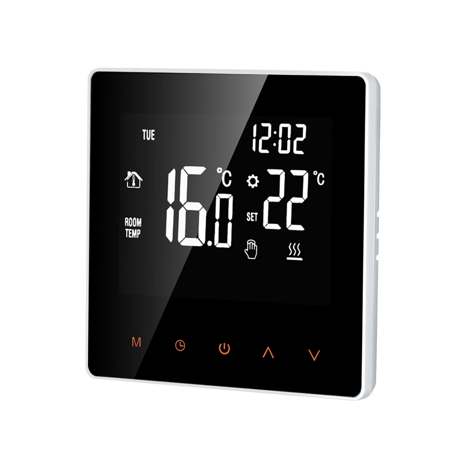 Smart Thermostat Digital Temperature Controller LCD Display Touch Screen Week Programmable Electric Floor Heating Thermostat for