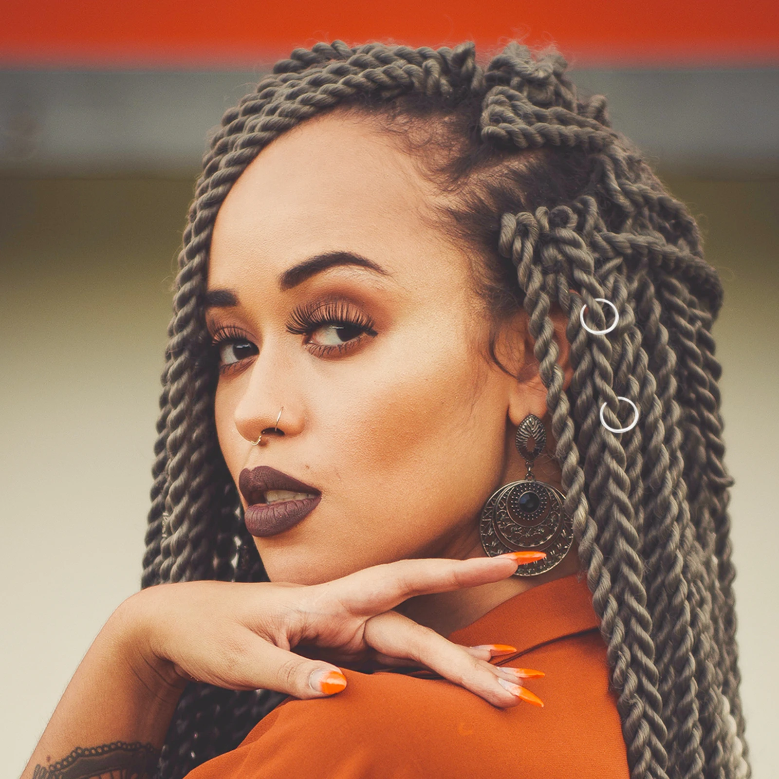 

169pcs Hair Braiding Ring Beads Accessories for Braids Gold Clips Filigree Tube Wooden Dreadlocks DIY Decorations Alloy