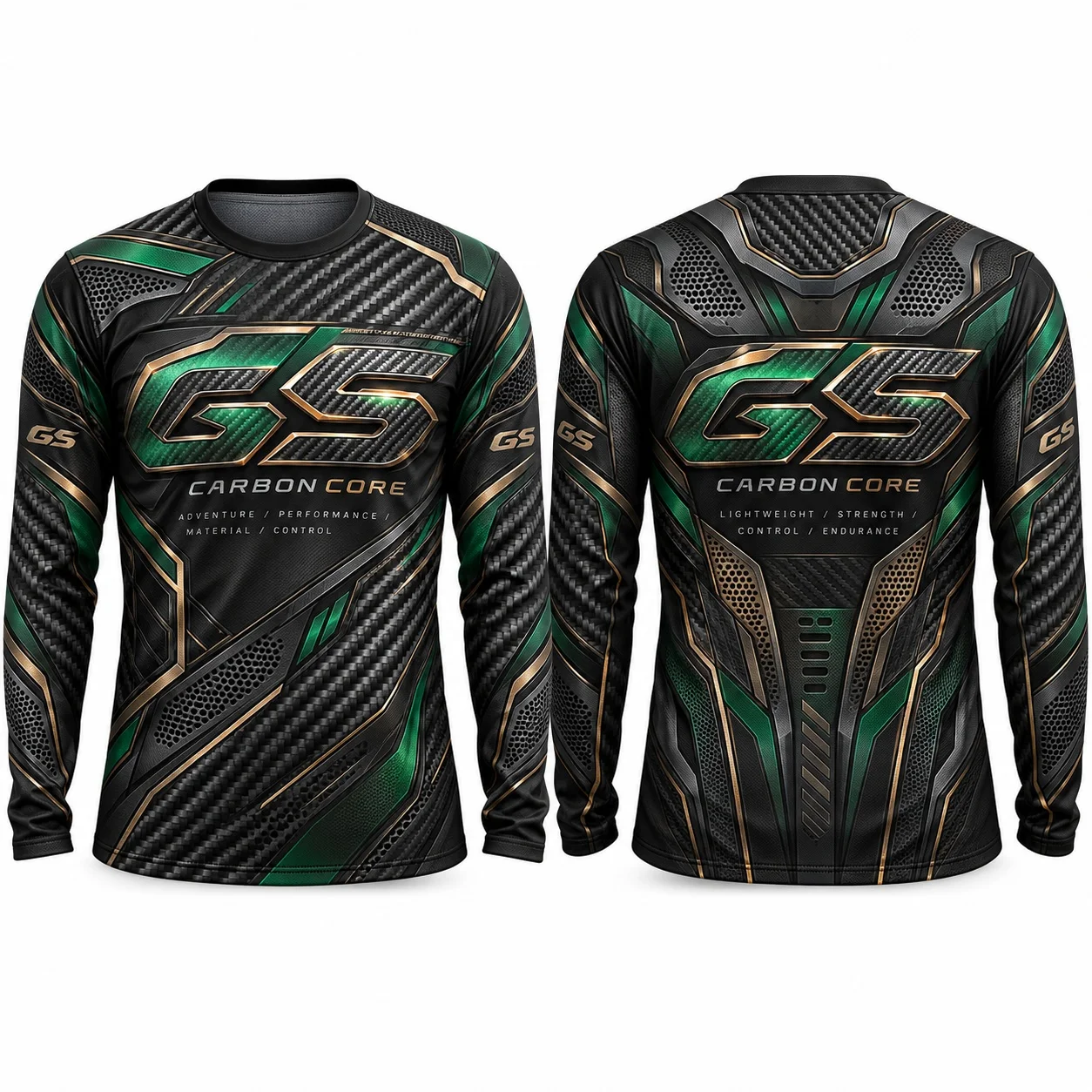 Men GS Motorbike Factory 77 Long Sleeve T-shirt Red Black Racing Print Casual Tee Outdoor Motorcycle Riding Sports Rider Top Gif