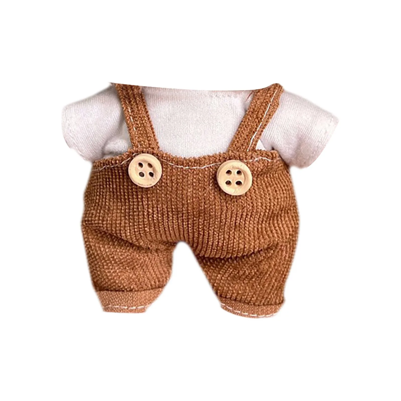 Set di pantaloni con cinturino Set di vestiti per bambole per Labububu 17 cm Accessori per bambole in pelucheGiocattoli per ragazze Regali di compleanno e Natale