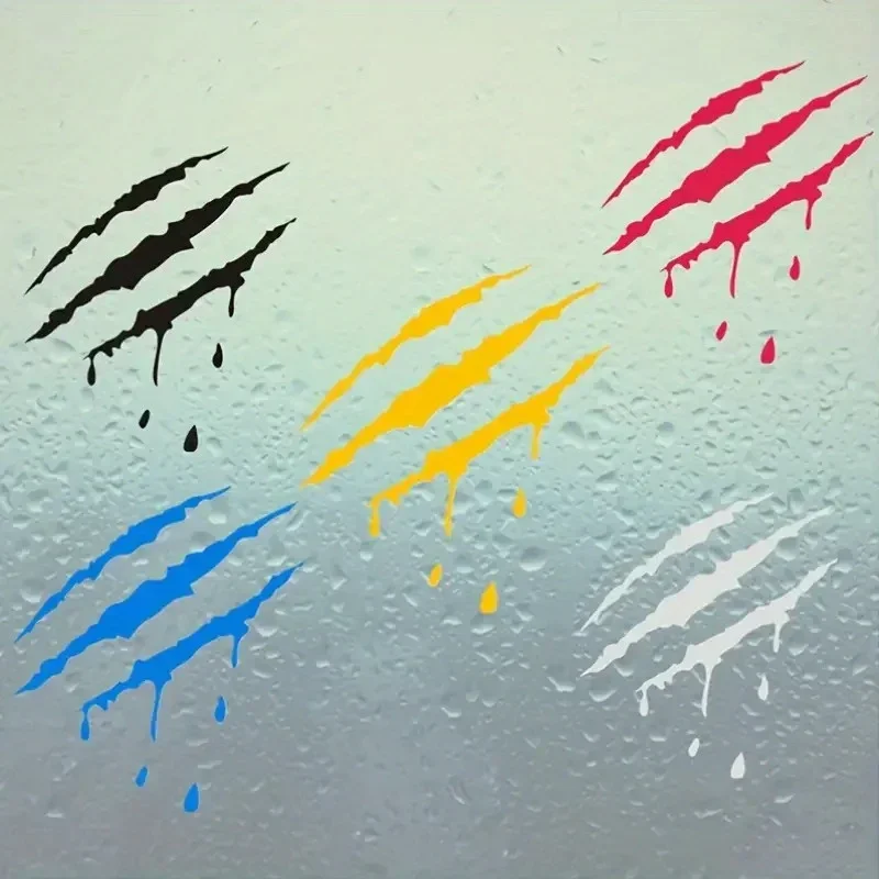 

1 шт. "наклейки для автомобиля с когтями, наклейки разных цветов, отличительные автомобильные аксессуары для любителей, жирный декор автомобиля"