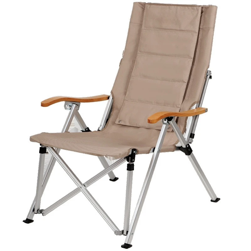 

Outdoor folding lounge chair, camping, fishing, leisure chair, aluminum alloy folding