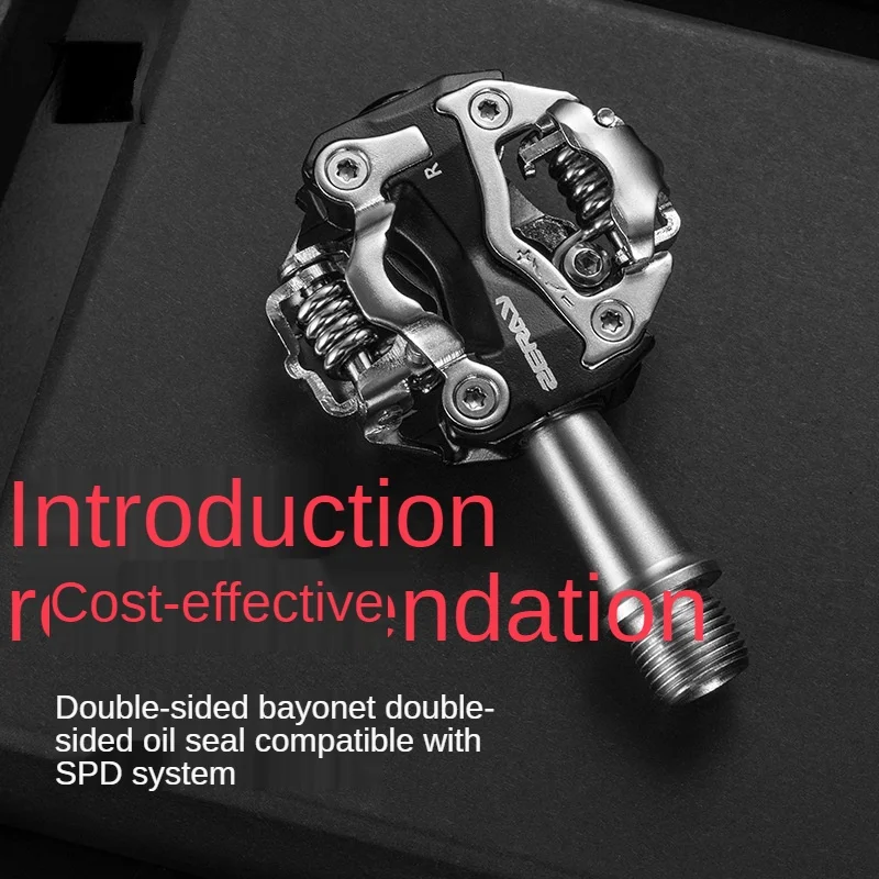 

Mountain Bike Self-locking Pedal Bicycle Lock Pedal Ultra Light Aluminum Alloy Bearing Seal Lock Pedal Riding Accessories