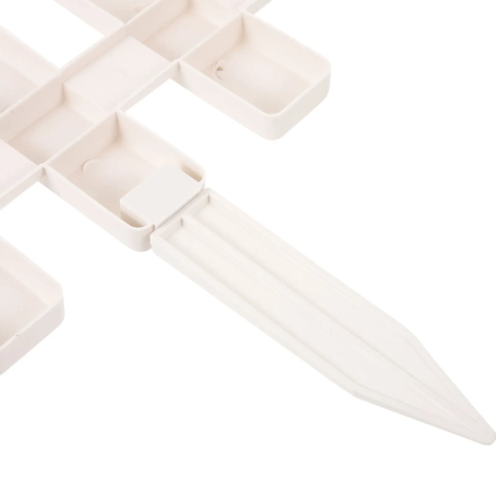 4Pcs Plastic Garden Fence Decorative Picket Fence Border Lawn Edging Divider for Yard Landscape Garden Fencing