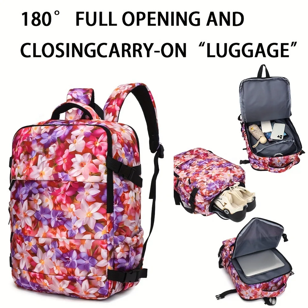

New Women's Large Capacity Travel Backpack Commuter Bag Stylish Laptop Bag Short Trip Business Bag