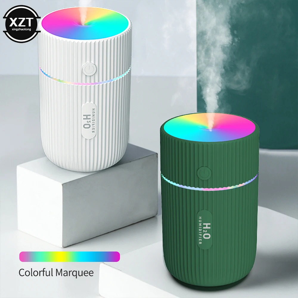 Mini Home Humidifier USB Air Purifier Car Humidifier Portable Air Freshener with LED Night Light Ambient Light