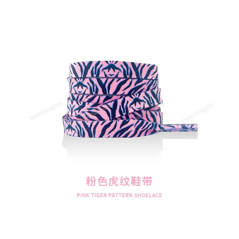1 paar Dier Patroon Schoenveters Platte AF1/AJ Sneakers veters Tijger/Slang/Luipaard Print Schoenveter 120/140/160 CM Schoenen Strings