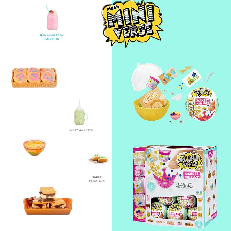 

Серия MGA Mini Universe Cuisine - Кофейня, Серия 3: Сюрприз-шары, игрушки в закрытых коробках, детские наборы для творчества, подарки для коллекционирования