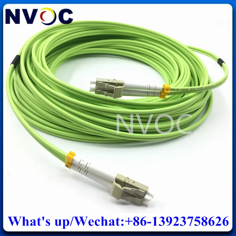 LCUPC Multimode OM5 50/125 Duplex 2.0mm or 3.0mm 20 25 30 35 40 50 100m LC-LC Fiber Optic Patch Cord Jumper Cable Connector