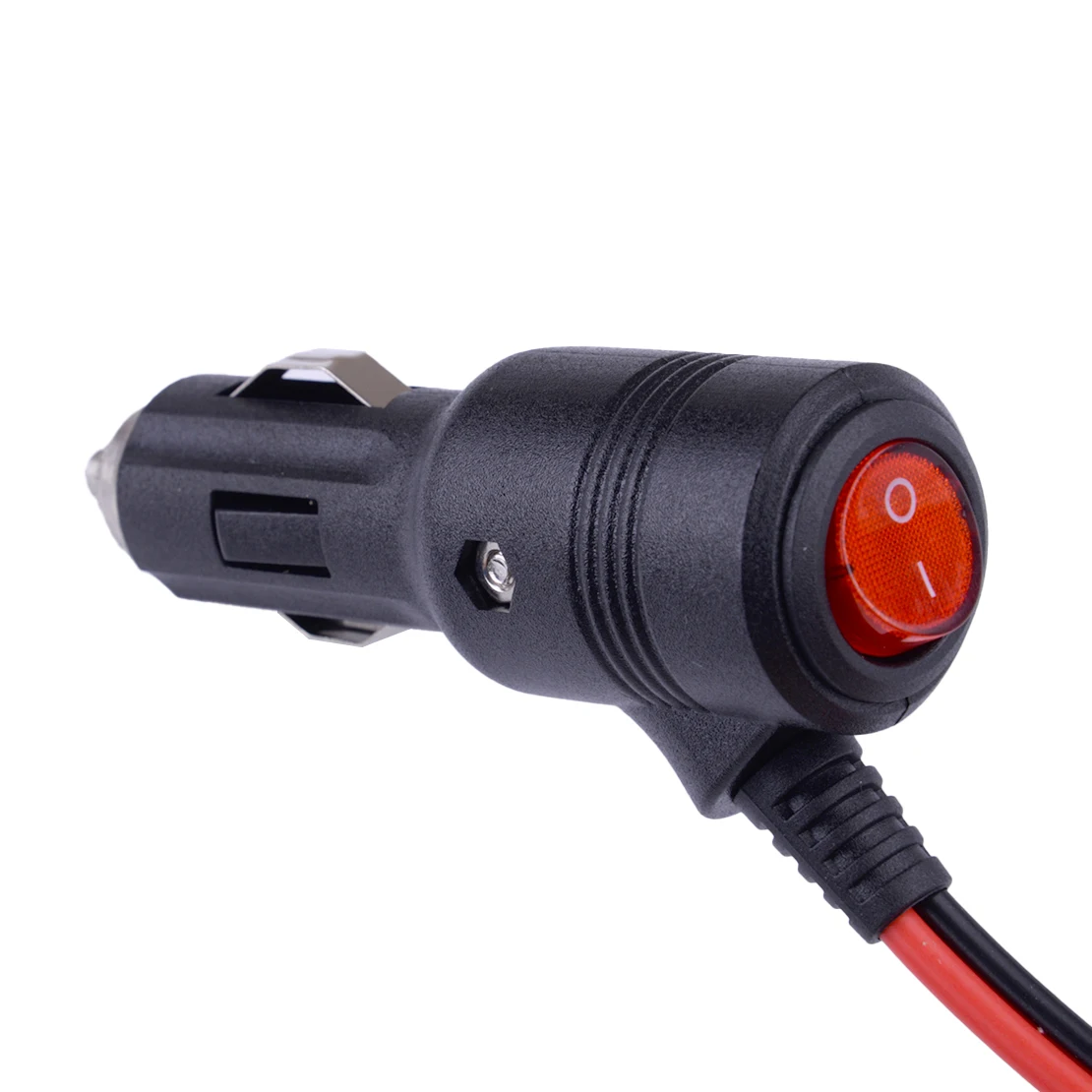 Universal 12V Car 3M Cigarette Lighter Extension Cable Cord Adapter with Switch