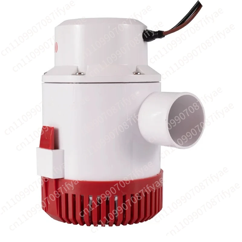 12V24 Volt DC Submersible Pump Bilge Pump Agricultural Large Flow Pumping and Drainage Yacht Marine Battery Water Pump 4700
