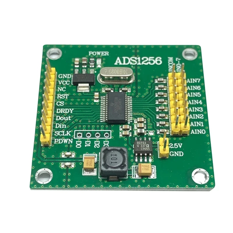 A93P Precyzyjny moduł ADC ADS1256 do konwersji analogowo-cyfrowej 24-bitowy ośmiokanałowy moduł