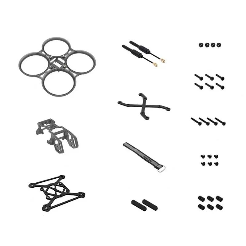 ABDE-For BETAFPV Pavo20 إطار Whoop بدون فرشاة مع دعامة HD VTX متوافقة مع DJI O3 لأجزاء الطائرة بدون طيار FPV 2 بوصة