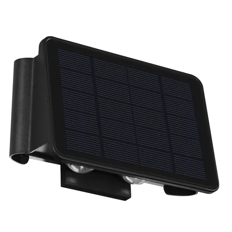AA19 Solar Wall Light Outdoor Up-Down Lighting LED Lamp Solar Wall Washing Lights for Courtyard Garden 4 Light