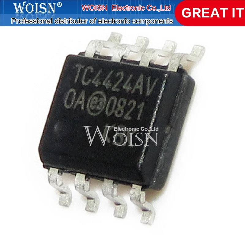 TC4424AVOA SOP-8, TC4424, 10 PCes