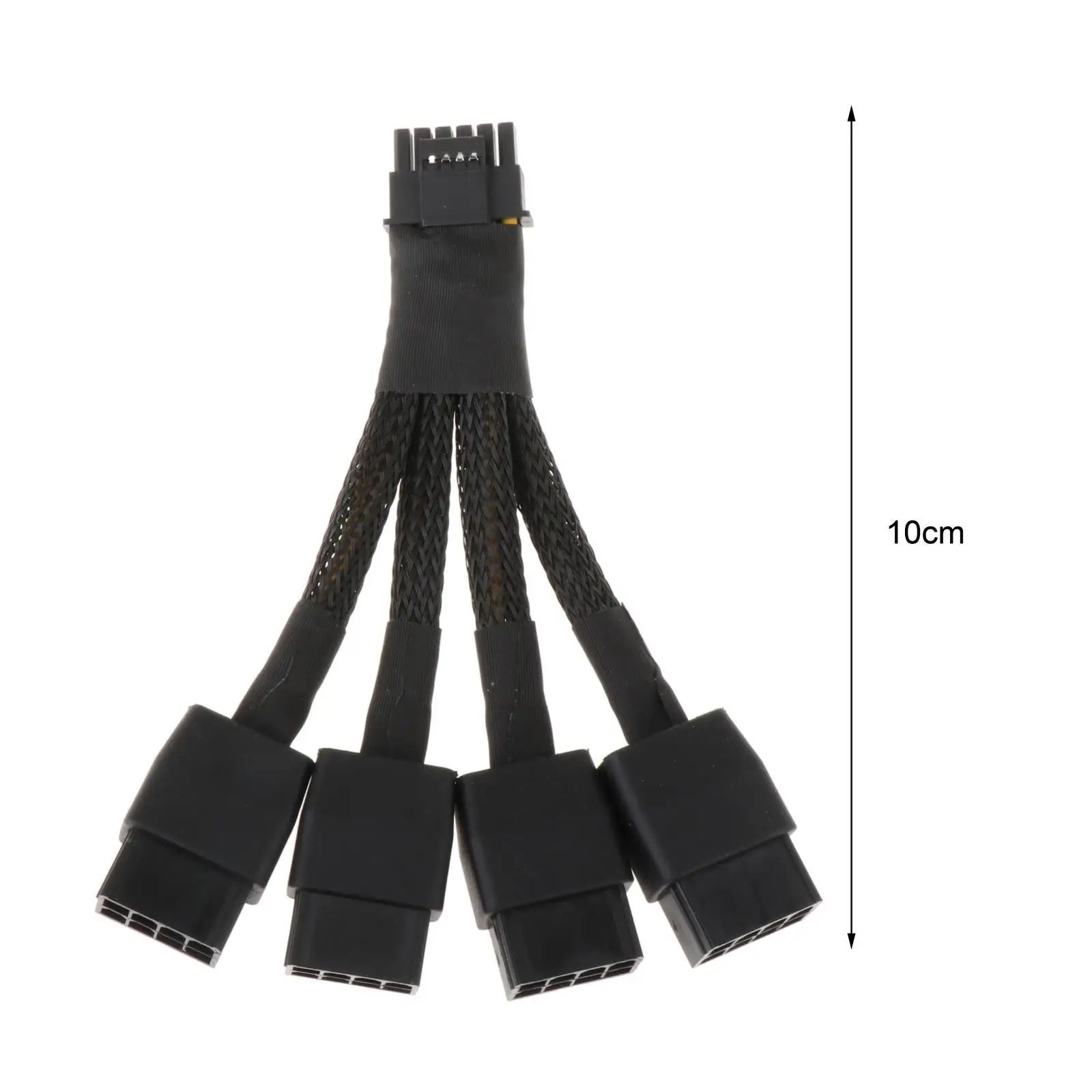 1 paquete de Cable de alimentación de 16 pines (12 + 4), 12Vhpwr, 10cm, PCIe 5,0, GPU, Pci-E 5,0, Cable de extensión