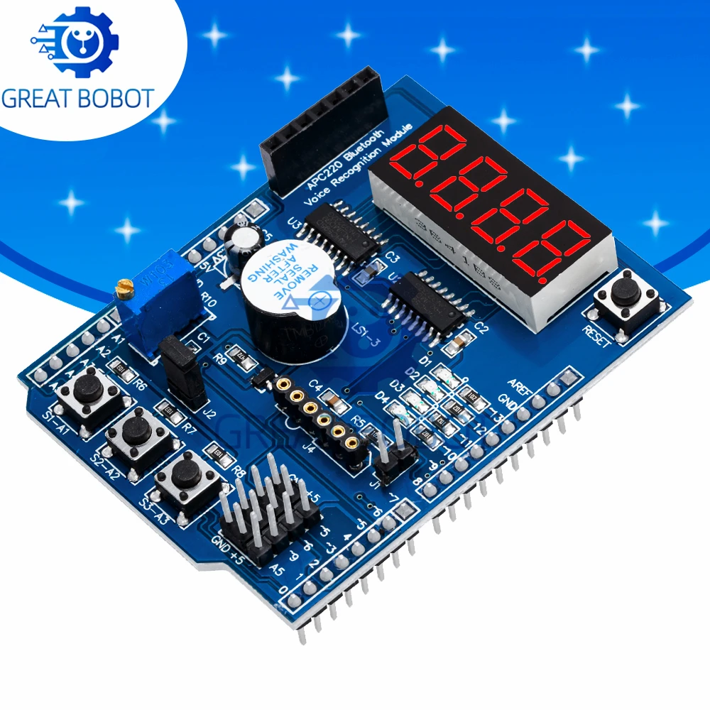 1Pcs Multifunctional Expansion Development Board Shield for Arduino UNO Leonardo Mega2560 DIY Learning Kit