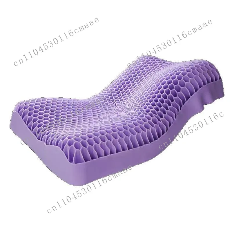 TPE pectin pillow, washed pressure-free pillow core, cervical spine protection, jelly pillow, household massage gel pillow