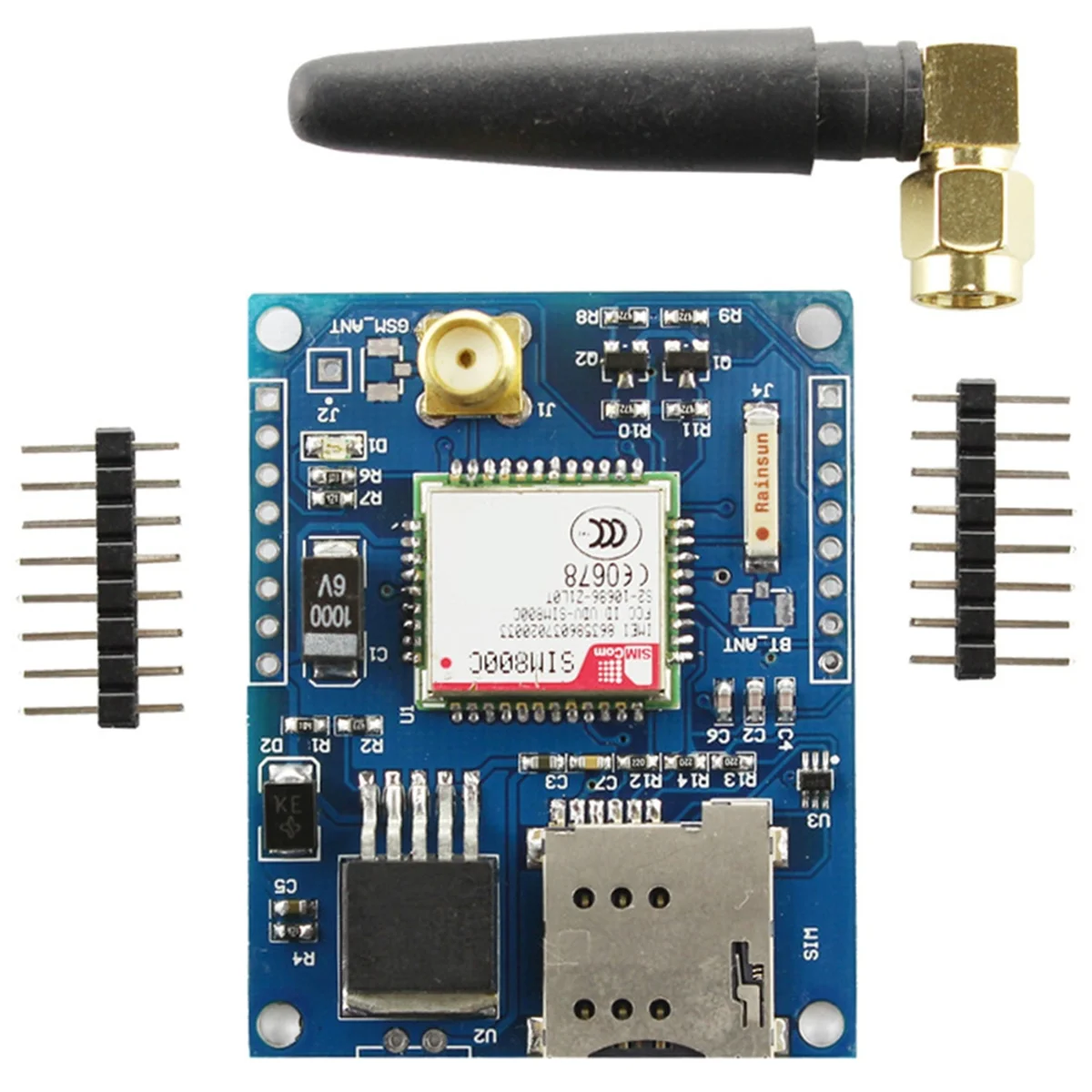 Modulo DIGIT-GSM/GPRS Scheda di sviluppo Sim800c Compatibilità Bluetooth Funzionalità Tts/DTMF per la sostituzione Sim900a