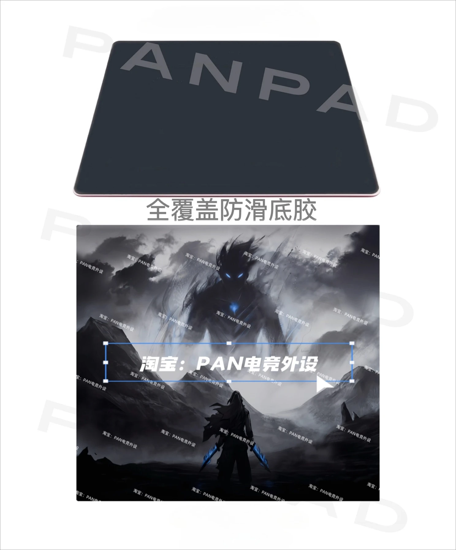 Tekkusai Phantom Glass Gaming Mouse Pad Copy Upgrade Coated Smooth