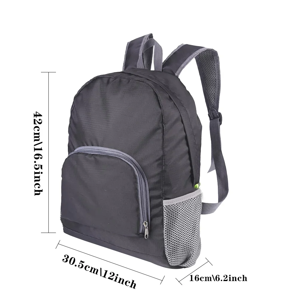 Business Women Ultralight Foldable Daypack Sports Pack Men Travel Hiking Outdoor Mountaineering Backpacks Phrase Print Schoolbag