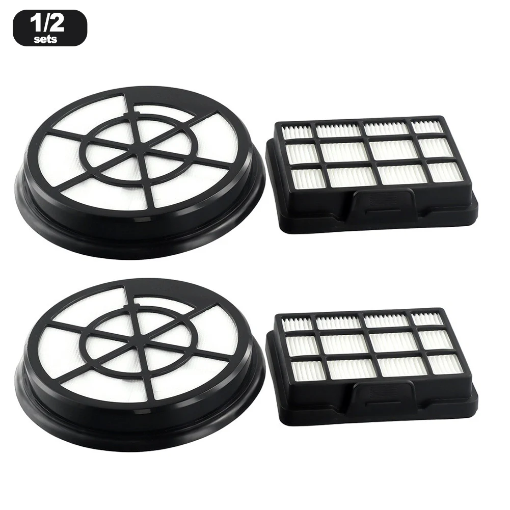 Replacement HEPA Filter Set For Eureka NEN121WH Bagless Canister, Durable= Washable Dust Cup & Motor Filters For Home Cleaning