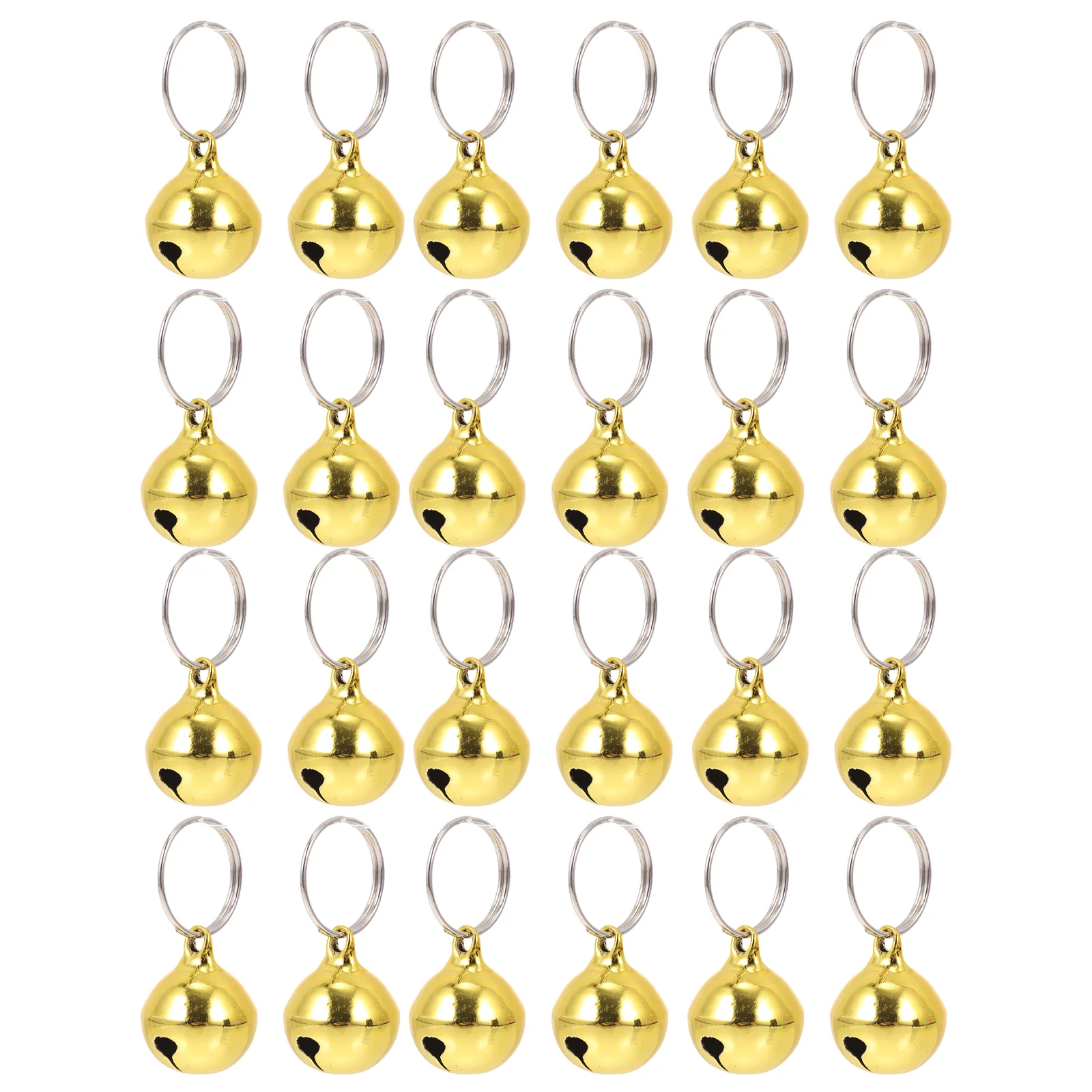

24 Pcs Dog Bell Pet Accessories Cat Bells Pendant Multi-function Collar Accessory Adorable Travel