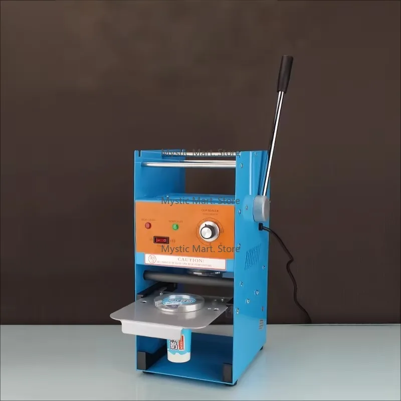 Mesin Penyegel Komersial Model Baru untuk Milk Bar: Penyegel Manual untuk Gelas Kertas & Gelas Plastik