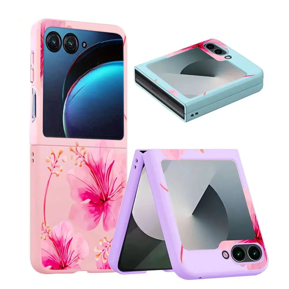 

Ping Luxury Phone Case For Motorola Moto Razr 40 50 60 Ultra Plus Cute Candy Protective Cover With Wrist Strap Slim
