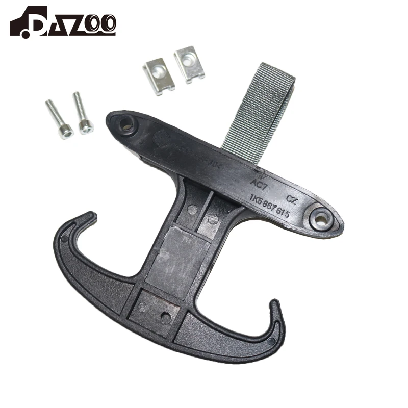 Black Car Cargo Trunk Bag Hook Holder Hanger Car Trunk Hook For VW Passat CC B6 Jetta MK5 1K5867615 1K5 867 615